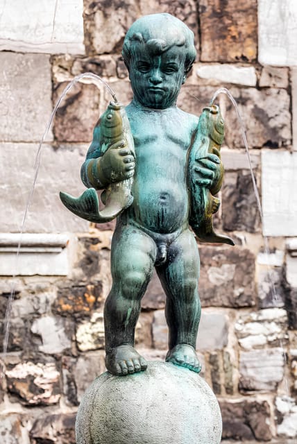Aachen: Express Walk with a Local in 60 minutes - Market square statues and the thermal water clues