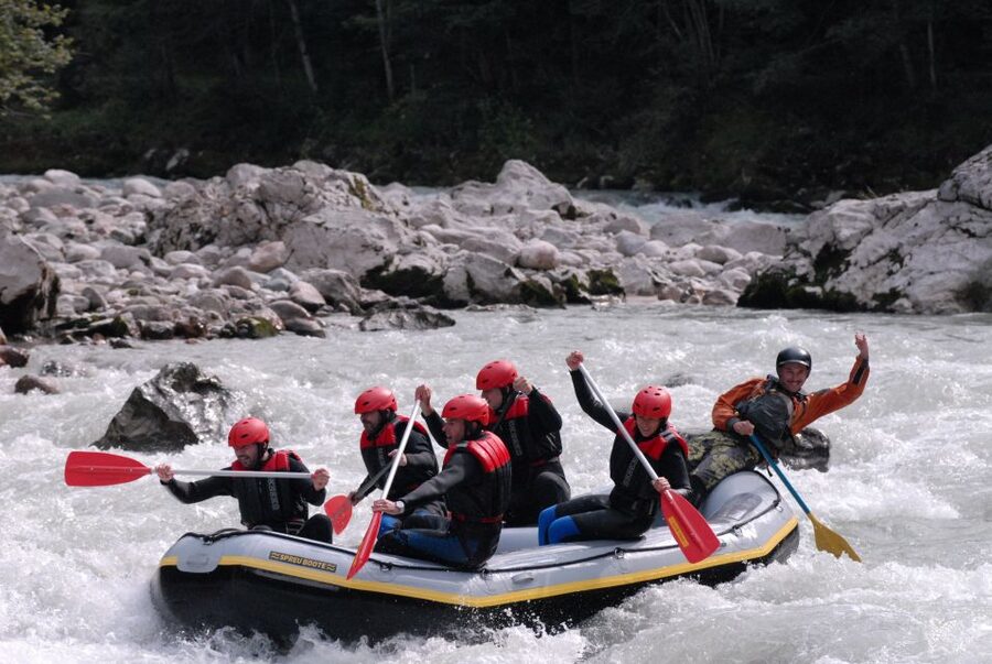 Bavaria: Action Whitewater Rafting Adventure - The Lofer rafting section: how guided whitewater feels in real life
