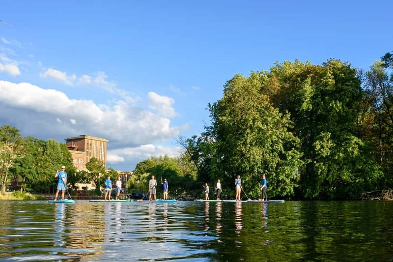 Berlin: 1.5-Hour Stand-Up Paddle Boarding Tour - Funkhaus Start: DDR Radio Studios to the Spree Waterline