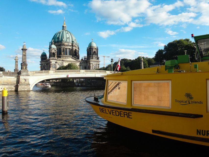 Berlin: 2.5-Hour East Side Boat Cruise with Commentary - Getting oriented at the Alte Börse pier near Hackescher Markt
