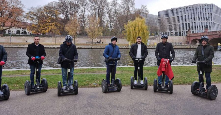 Berlin: 2-H VIP Private Guided Segway Tour - Getting comfortable on the Segway, before the city pulls you along