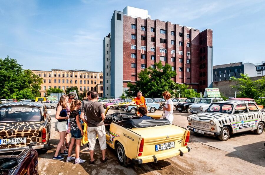 Berlin: 75-minute Trabi Safari - Route Highlights: Potsdamer Platz to Brandenburg Gate