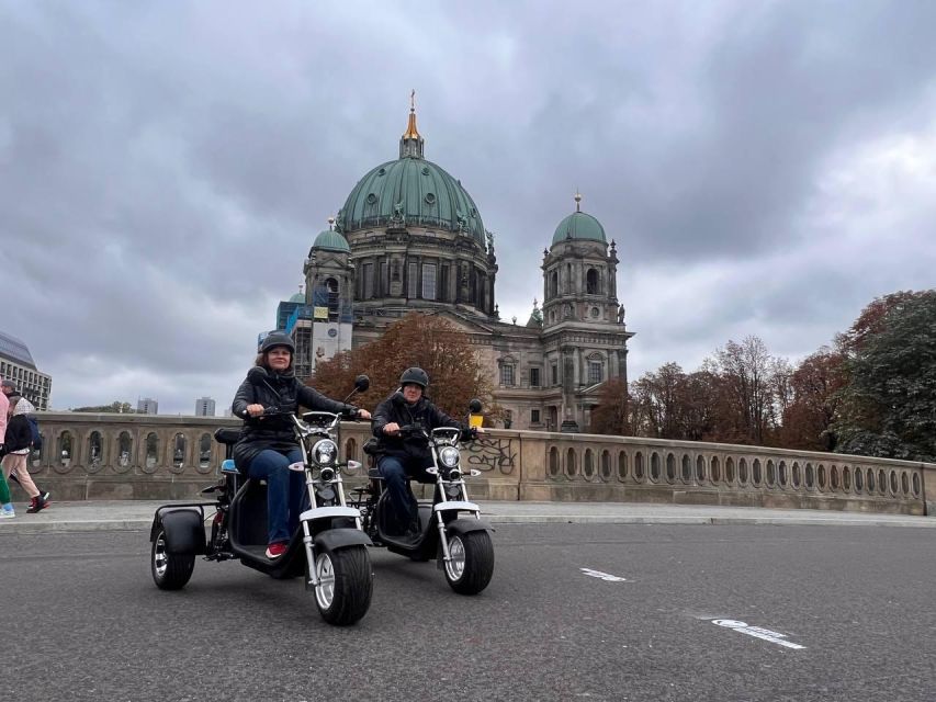 Berlin City: 2 Hour Guided Fat Tire E-Scooter Tour - Route plan in 2 hours: how they fit major Berlin sights