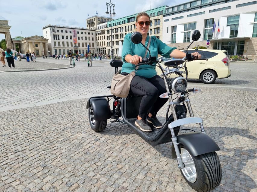 Berlin City: 2 Hour Guided Fat Tire E-Scooter Tour - Brandenburg Gate: the classic stop that still earns its fame