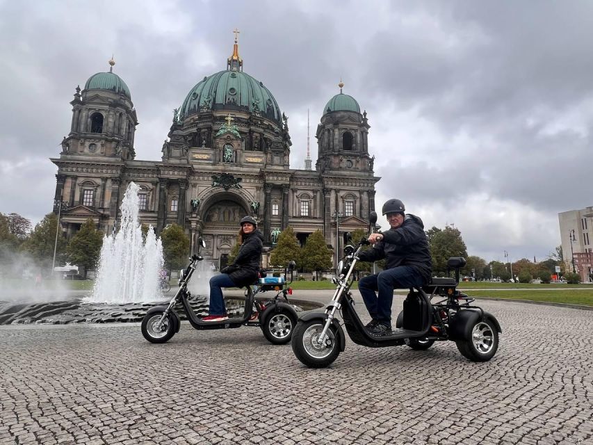 Berlin City: 2 Hour Guided Fat Tire E-Scooter Tour - Reichstag Building: seeing the political landmark without getting stuck inside