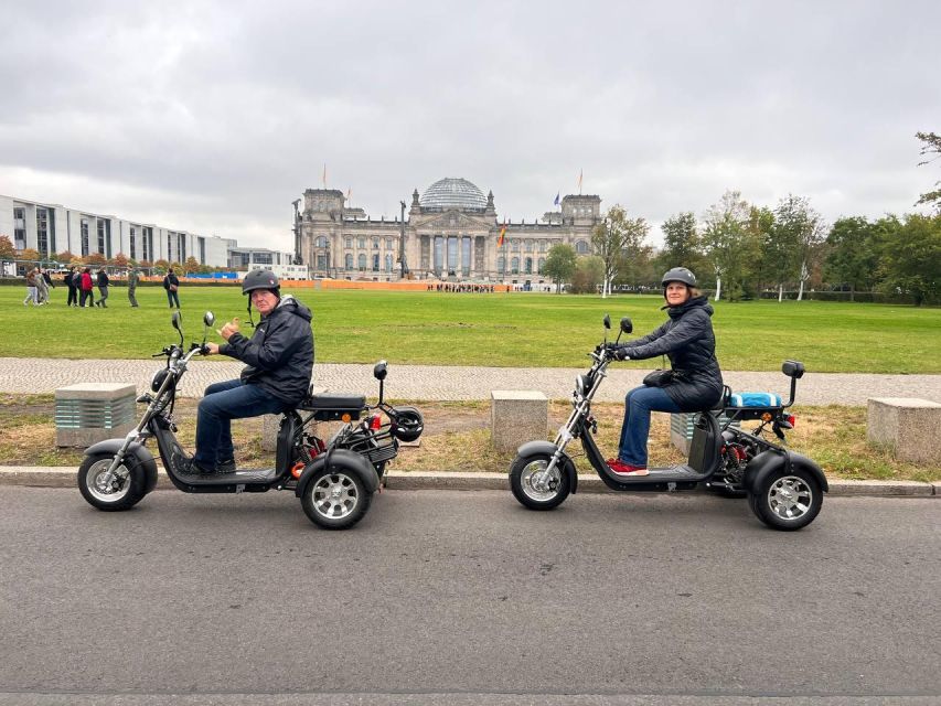 Berlin City: 2 Hour Guided Fat Tire E-Scooter Tour - Spree River bike paths and park sections that make the ride fun