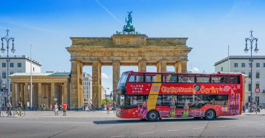 Berlin: City Sightseeing Hop-On Hop-Off Bus Tour - Classic Route: the fastest path from KaDeWe to Brandenburg Gate