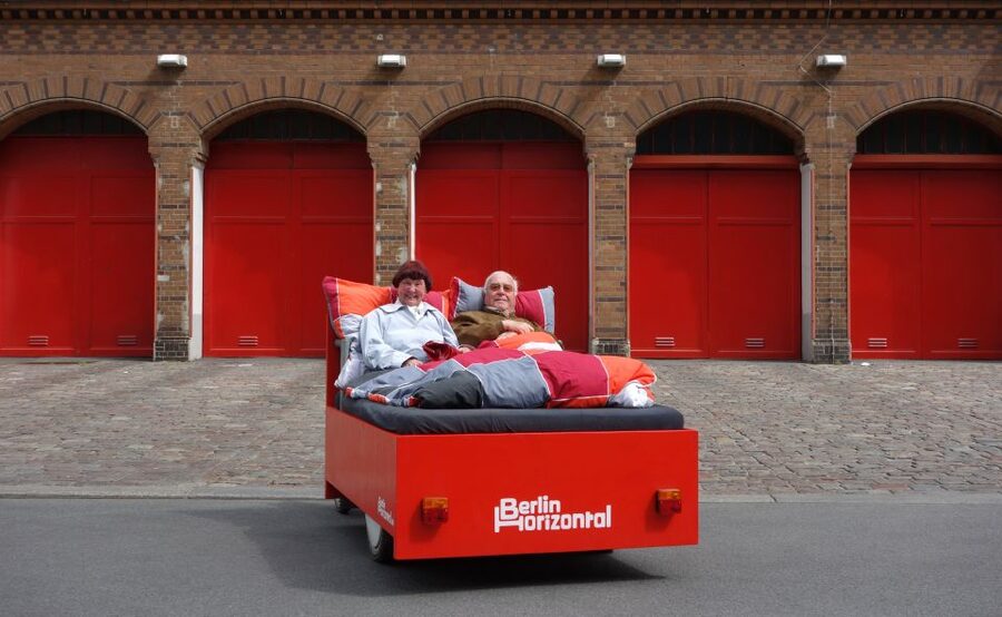 Berlin: City Sightseeing Tour in a Unique BedBike - Meeting Point at the Berlin TV Tower, Berlin-Mitte