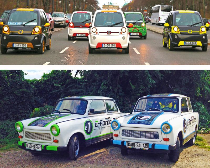 Berlin: E-Trabi City Tour - What it’s really like inside an e-Trabi