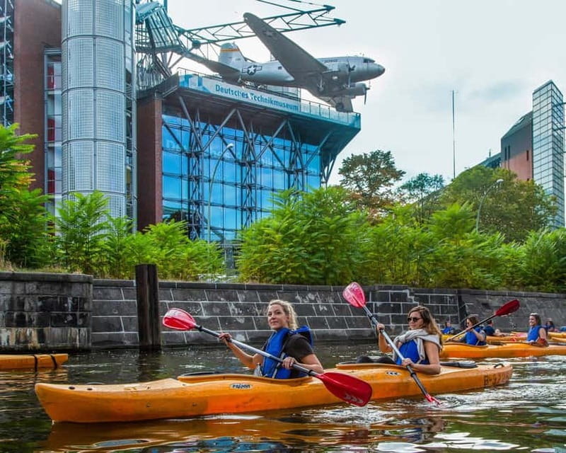 Berlin: Kayaking Tour West - one-way tour - Starting on the water in Kreuzberg at the van Loon docks
