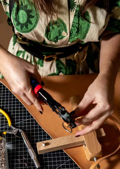 Berlin: Leather Craft Workshop with Local Designer - Tea, Studio Stories, and the Nice Part: It Feels Human
