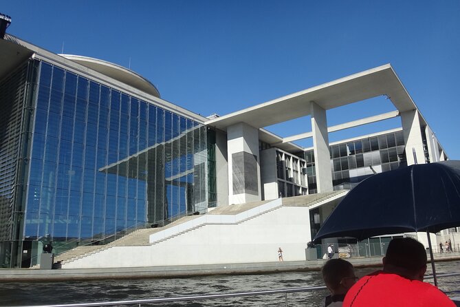 Berlin sightseeing boat tour on the Spree - The Berlin TV Tower at 368 meters: a landmark you can anchor on