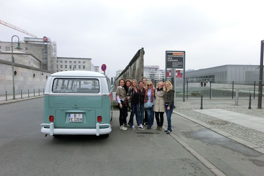 Berlin: Sightseeing Tour in Classic Volkswagen T1 Samba Bus - Berlin Wall and Cold War landmarks, handled as a bus ride not a marathon