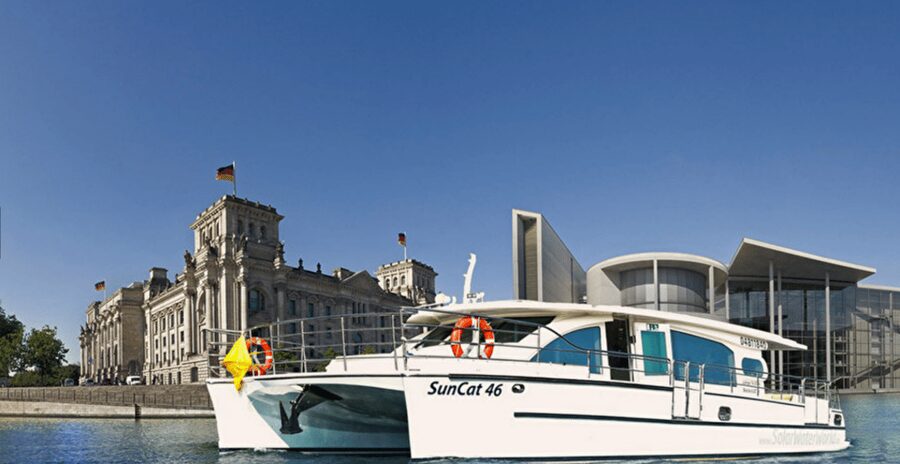 Berlin: Solar Powered Sunset Catamaran Cruise & Audio Guide - Rain or shine, and what to wear for a Spree sunset