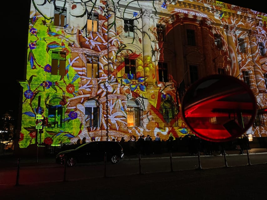 Berlin: taxi-bicycle Tour by Night and Illuminations - Brandenburg Gate: the classic stop, handled without the usual headache