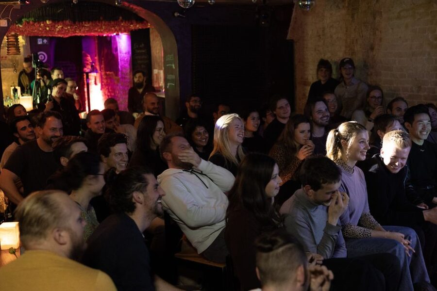 Berlin: The Dark Humor Comedy Show in English Entry Ticket - Venue Vibe and the Bar: A Comedy Club Atmosphere, Not a Tourist Set