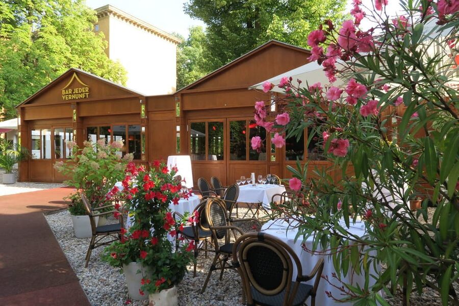 Berlin: Ticket for Bar Jeder Vernunft - Theater & Restaurant - Beer garden option on good nights