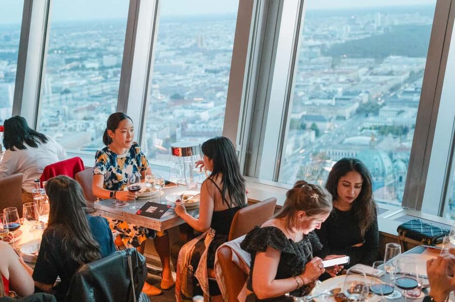 Berlin: TV Tower Sphere Tim Raue Highest Breakfast - Drinks Included, and the Kids’ Non-Alcoholic Plan