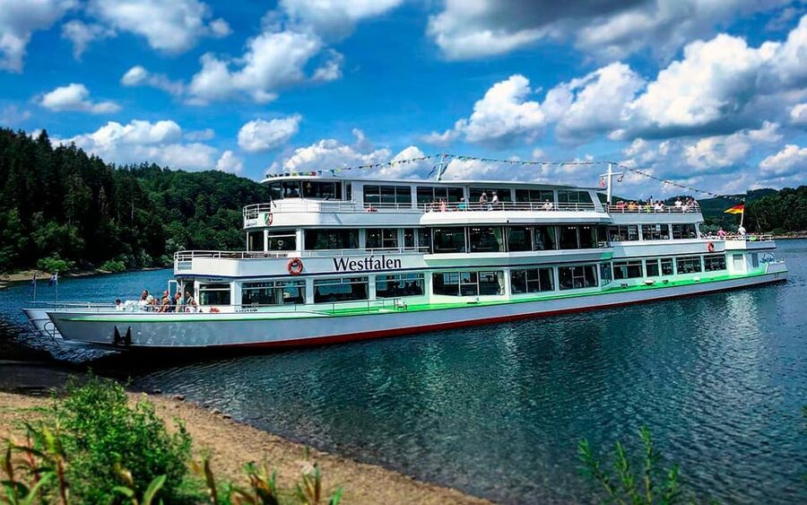 Biggesee: XXL Boat Ride with All-Inclusive Brunch Buffet - A Relaxed Sauerland Day on the Water