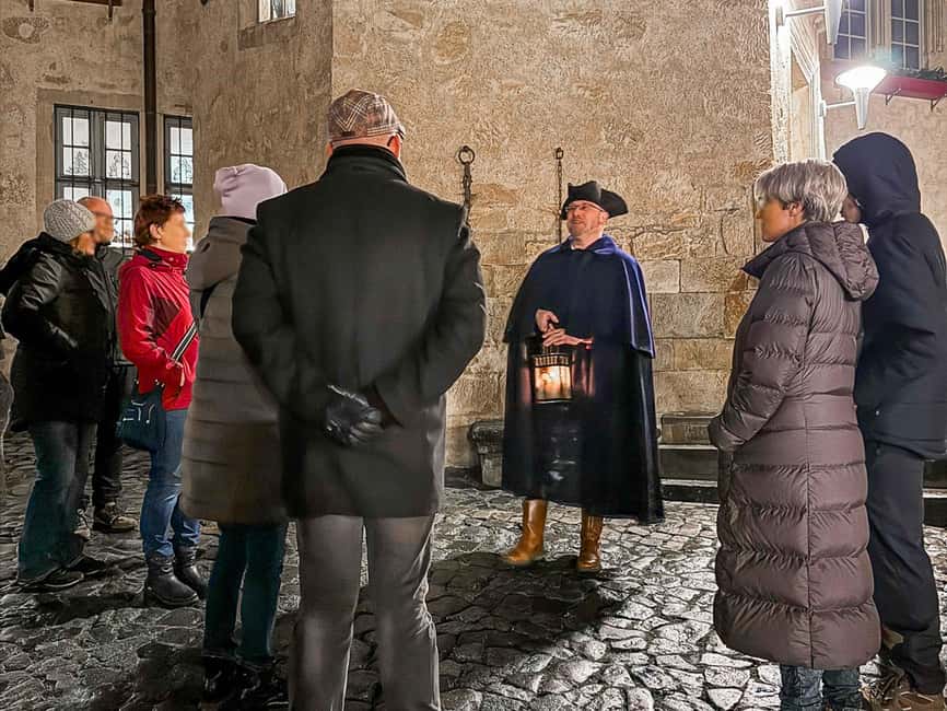 Blankenburg (Harz) Night watchman tour through the historic old town - Entering Blankenburg by Lamplight, Starting at the Town Hall