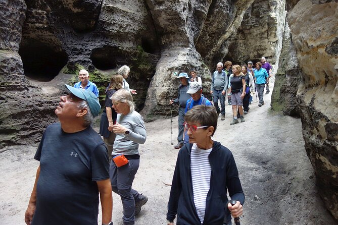 Bohemian & Saxon Switzerland Nature Escape from Dresden - Pravčická brána and Sokoli hnizdo hike, the classic arch moment
