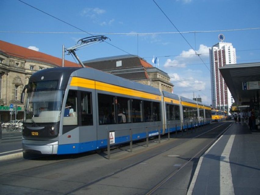 City tour on foot, by S-Bahn and tram - Mädlerpassage and Nikolaikirche in the Old Town Core