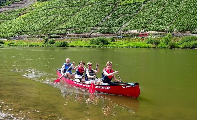 Cochem, Mosel: Mit dem Kanu zum Winzer - Cochem and the Mosel: why Mit dem Kanu zum Winzer works