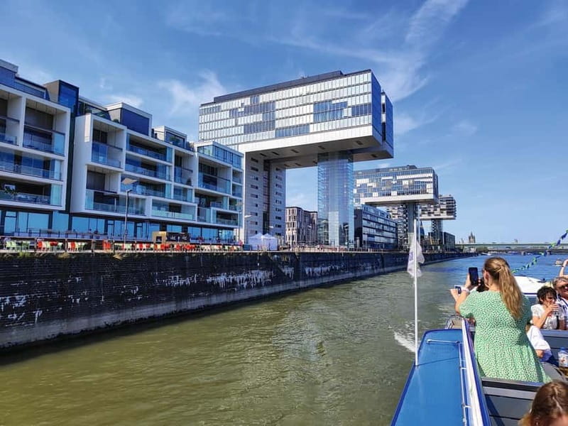Cologne: 1-hour Rhine Cruise in Cologne - Rheinauhafen harbor sights, plus the museums you pass by
