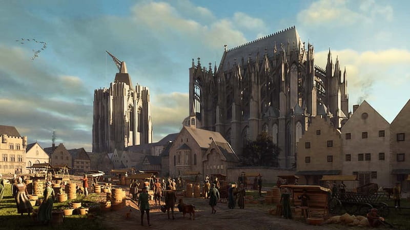Cologne Cathedral Walking Tour around the cathedral with VR - Meeting at Kreuzblume: how to find TimeRide fast