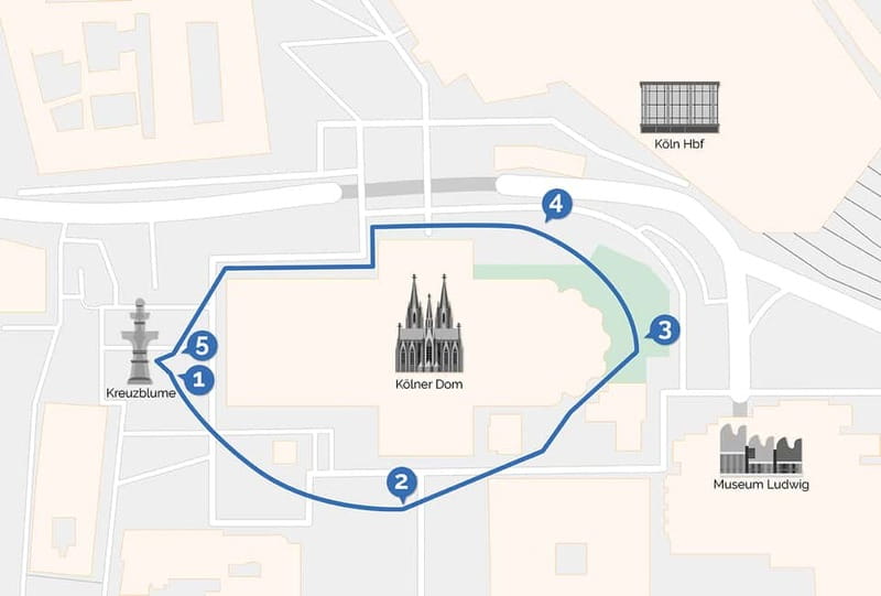 Cologne Cathedral Walking Tour around the cathedral with VR - Roncalliplatz stop: the story gets set up (and the pace stays friendly)