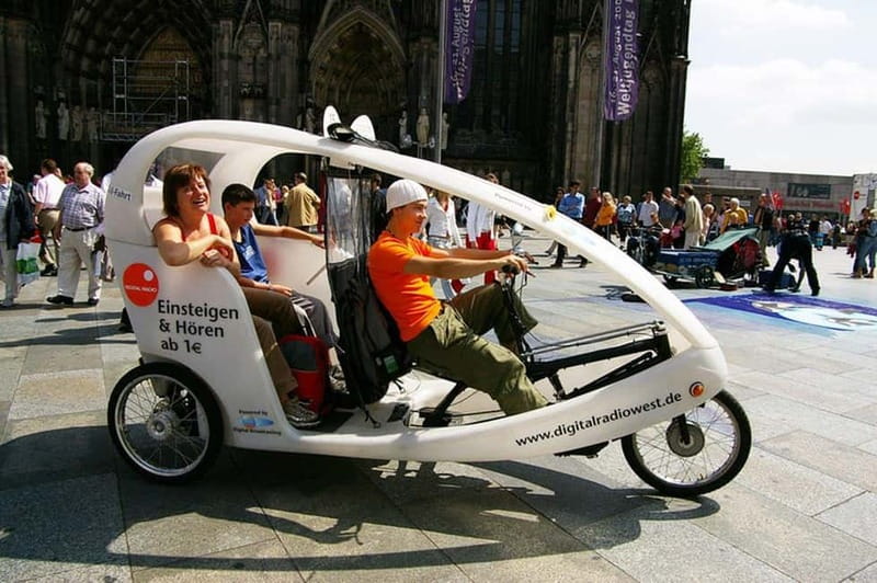 Cologne: Rickshaw city tour perpedalo - Why a rickshaw works better than walking in Cologne