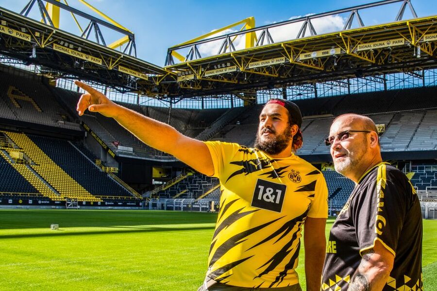 Dortmund: BVB Signal Iduna Park Stadium Walk - Walking the Pitch-Level Route Without a Matchday Rush
