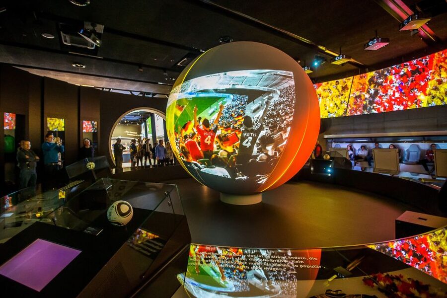 Dortmund: German Football Museum - Entering the museum and getting your bearings fast
