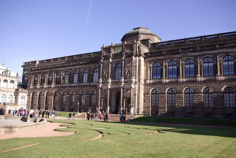 Dresden: 10-Hour-Tour from Berlin by VW-Bus - Zwinger and the Semper Gallery: Crown Gate to Gallery Windows