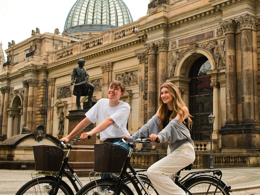 Dresden: Bike Rental - City Bike with Option Children Seat - Turning Your Own Plan Into a Smooth 4-Hour City Loop