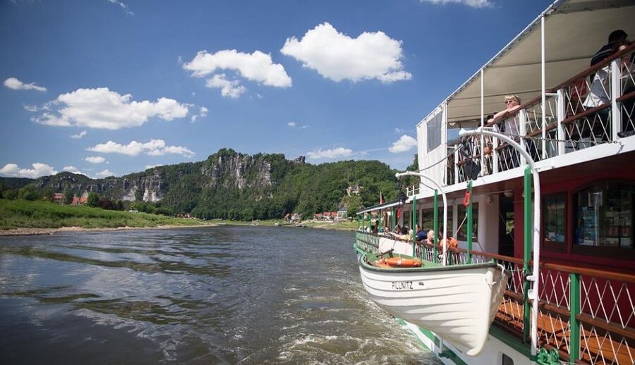 Dresden: Königstein Fortress Paddle Steamer Cruise - What the audio commentary actually helps with
