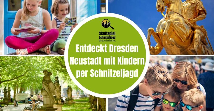 Dresden Neustadt: Scavenger Hunt for Children - A self-paced family puzzle through Dresden Neustadt