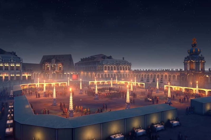 Dresden: Virtual Reality Time Travel Experience Ticket - Jugglers in the suburb: performance that bridges to VR