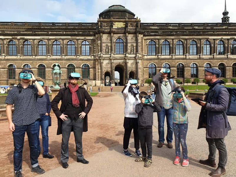 Dresden: Walking Tour with Virtual Reality elements - Postplatz and the Old Market Square: where daily life meets major change
