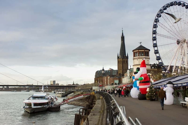 Düsseldorf: Winter Afternoon Boat Cruise on the Rhine - Finding the KD boat at Rheinuferpromenade (Rheinwerft)