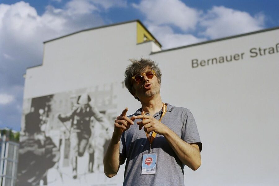 East Berlin and the Wall: Walking Tour - The East Side Gallery finale, 104 murals and one famous kiss
