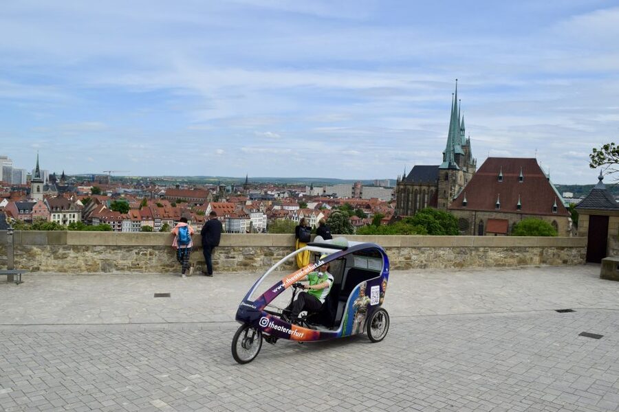 Erfurt: Guided Petersberg Citadel Tour by E-Rickshaw - The ride up to Petersberg, and why it changes how you see Erfurt