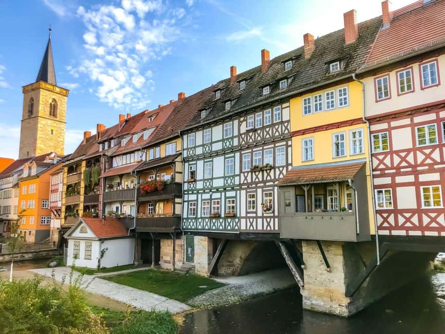 Erfurt: On the road with the bridge builder. Walking tour with anniversary tasting. - Meeting the Brückenkrämer at Erfurt’s town hall steps