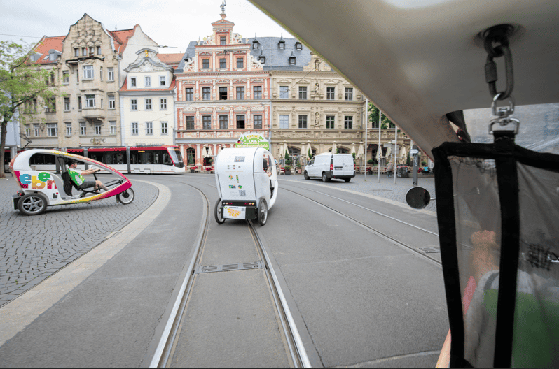 Erfurt: Private Guided Classic Old Town E-Rickshaw Tour - Medieval streets and the Old Synagogue on Waagegasse