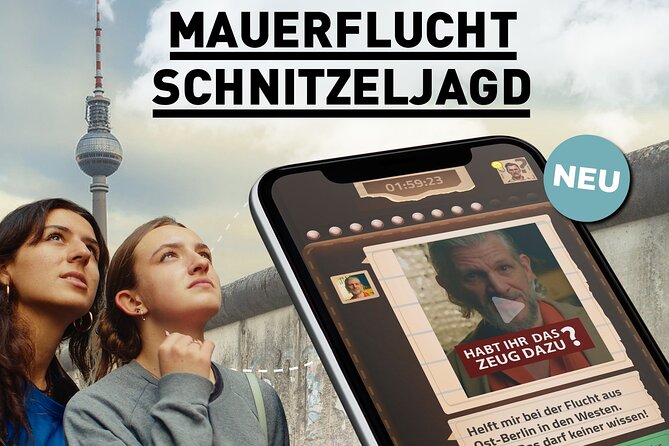 Escaping and spying on the Berlin Wall Scavenger hunt - Puzzles, encrypted clues, and the Stasi countdown vibe
