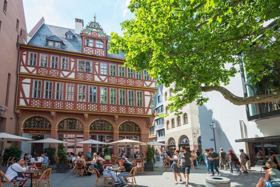 Frankfurt: Highlights and New Old Town English-Language Tour - Frankfurt Cathedral and the surrounding center