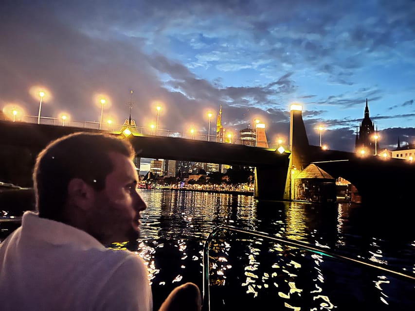 Frankfurt: Private Romantic Skyline Boat Tour - Ostend and the European Central Bank views during golden hour