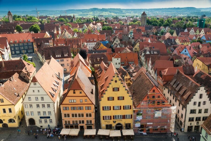 Frankfurt: Romantic Road & Rothenburg ob der Tauber Tour - Rothenburg ob der Tauber: medieval lanes, the town wall walk, and Plönlein