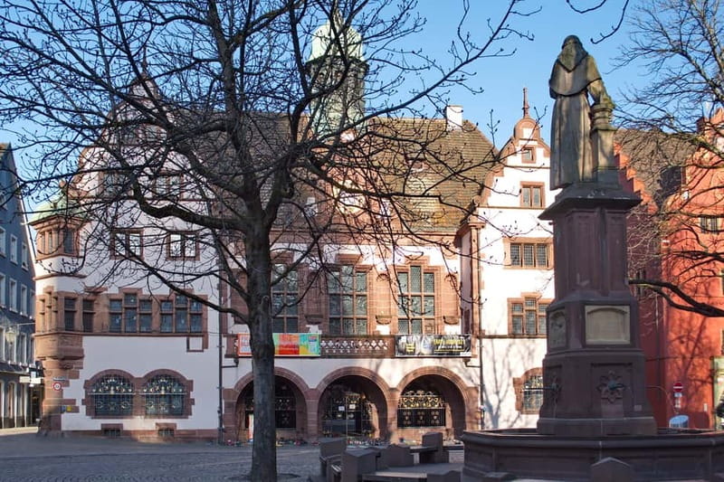 Freiburg City Tour: with visit of the Freiburg Minster - A 1.5 hour walk that connects canals, trade, and the Münster