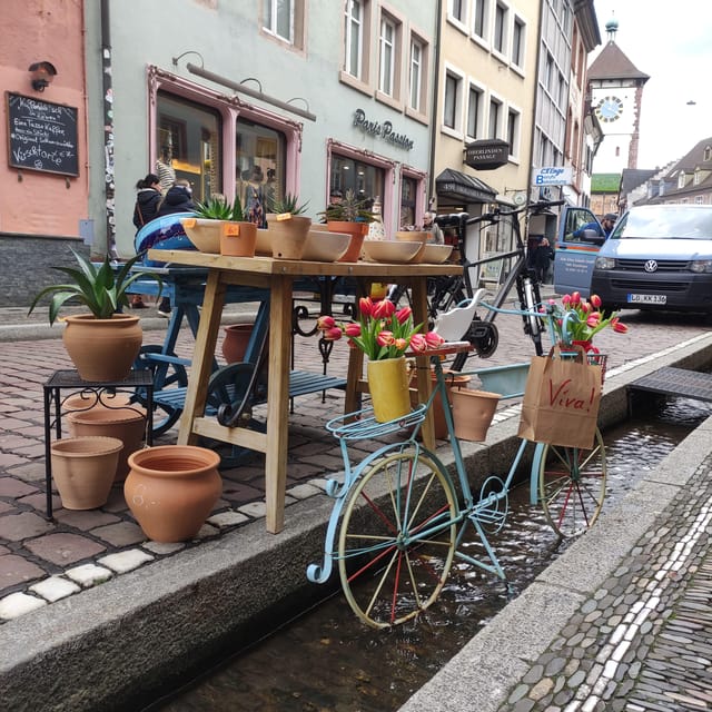Freiburg im Breisgau: old town privat walking tour Italian - Martin’s Gate and the way Habsburg architecture shows up